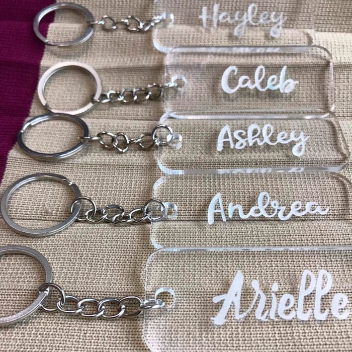 Personalised Acrylic Keychain